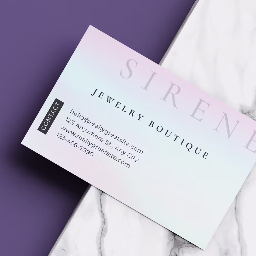 Business Cards with Special Paper Materials - Image 3